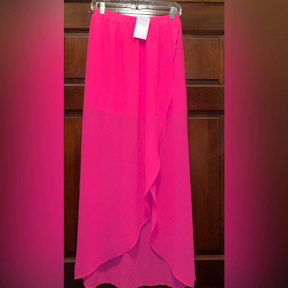 Lid pink long skirt by LUSH